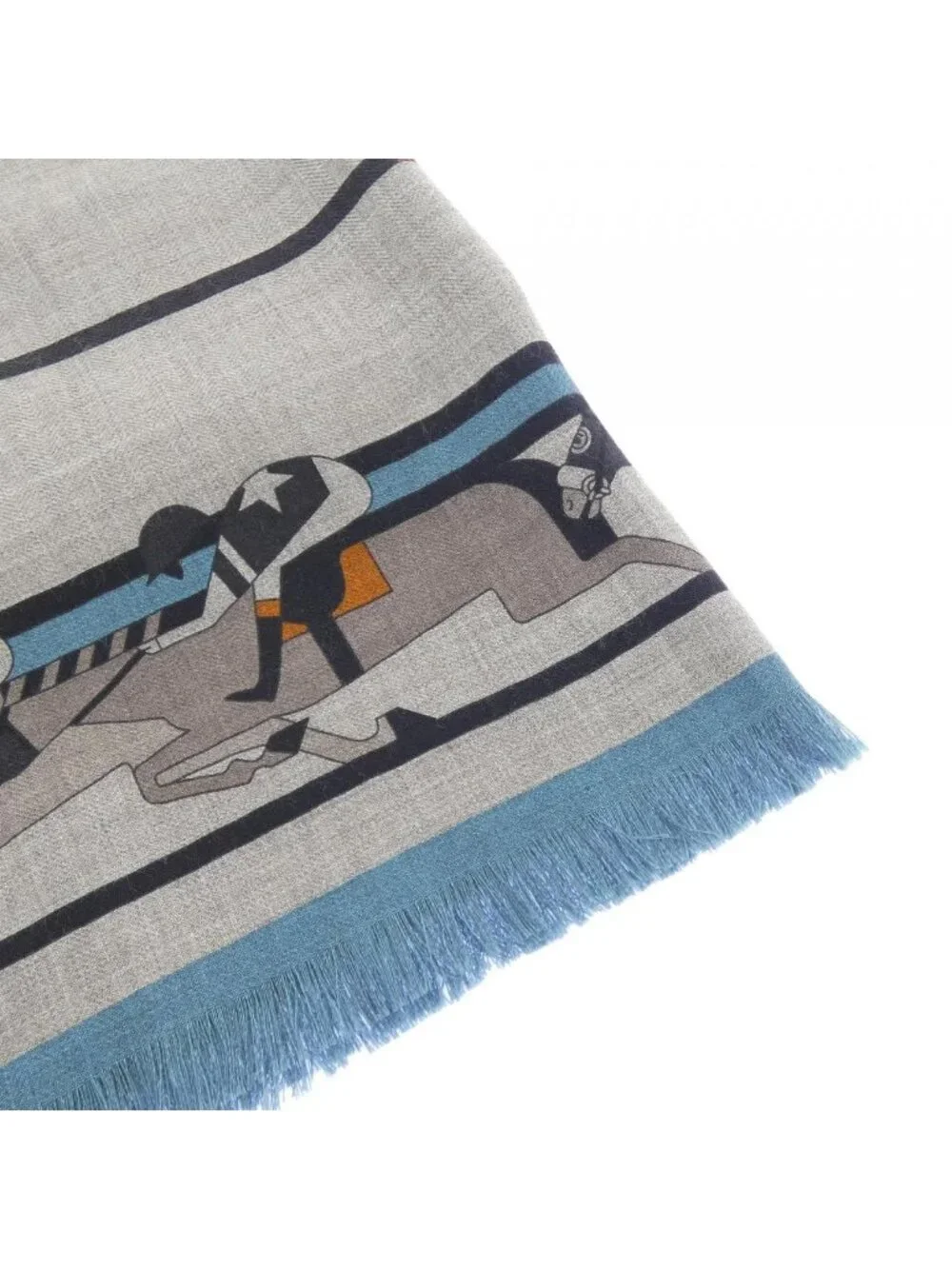 Hermes Stole Scarf Brown
